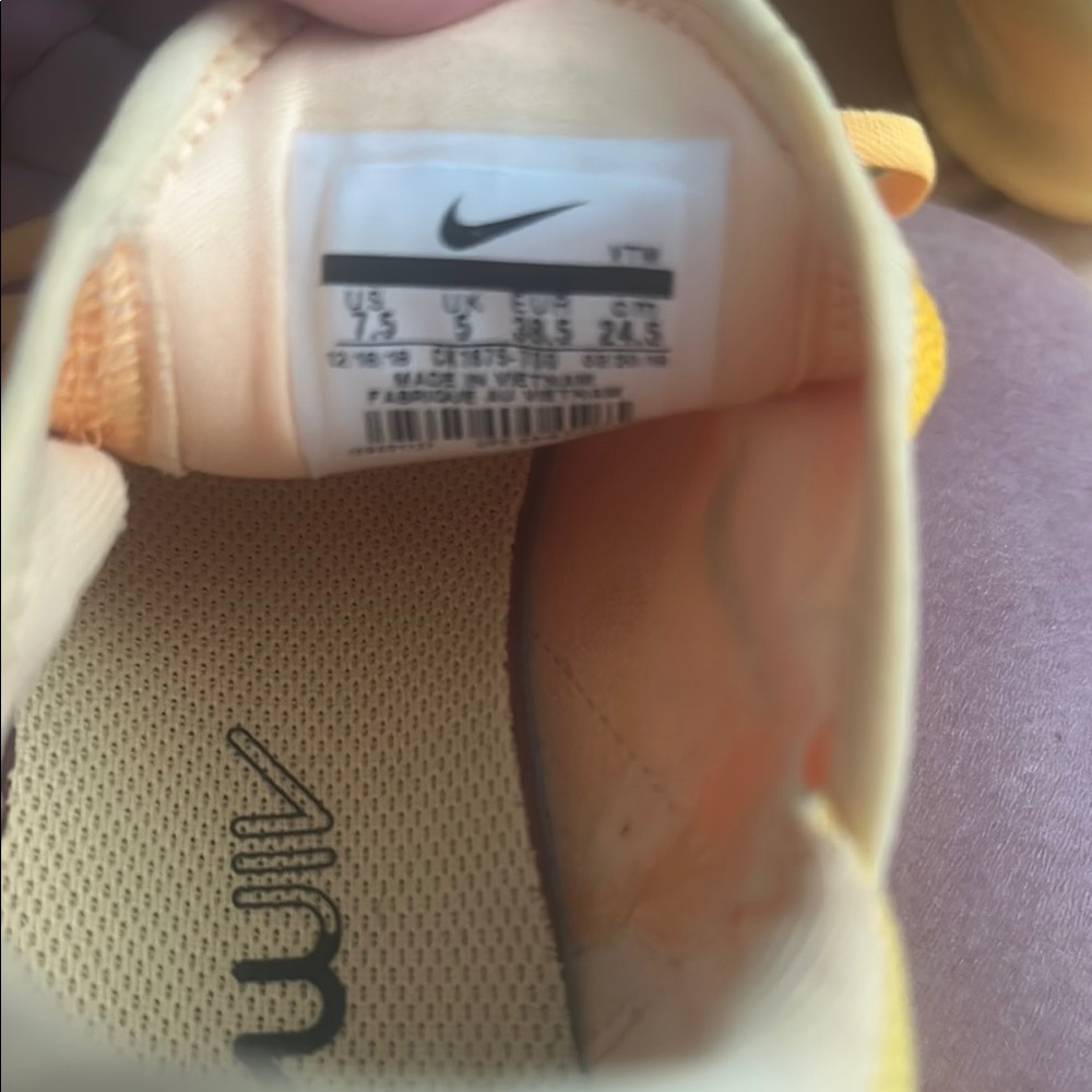 Nike Yellow Air Max Sneakers - Picture 6 of 6